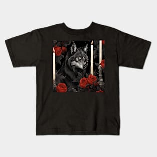 Wolfdog Pattern Kids T-Shirt